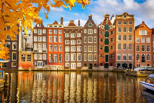 Amsterdam canal houses